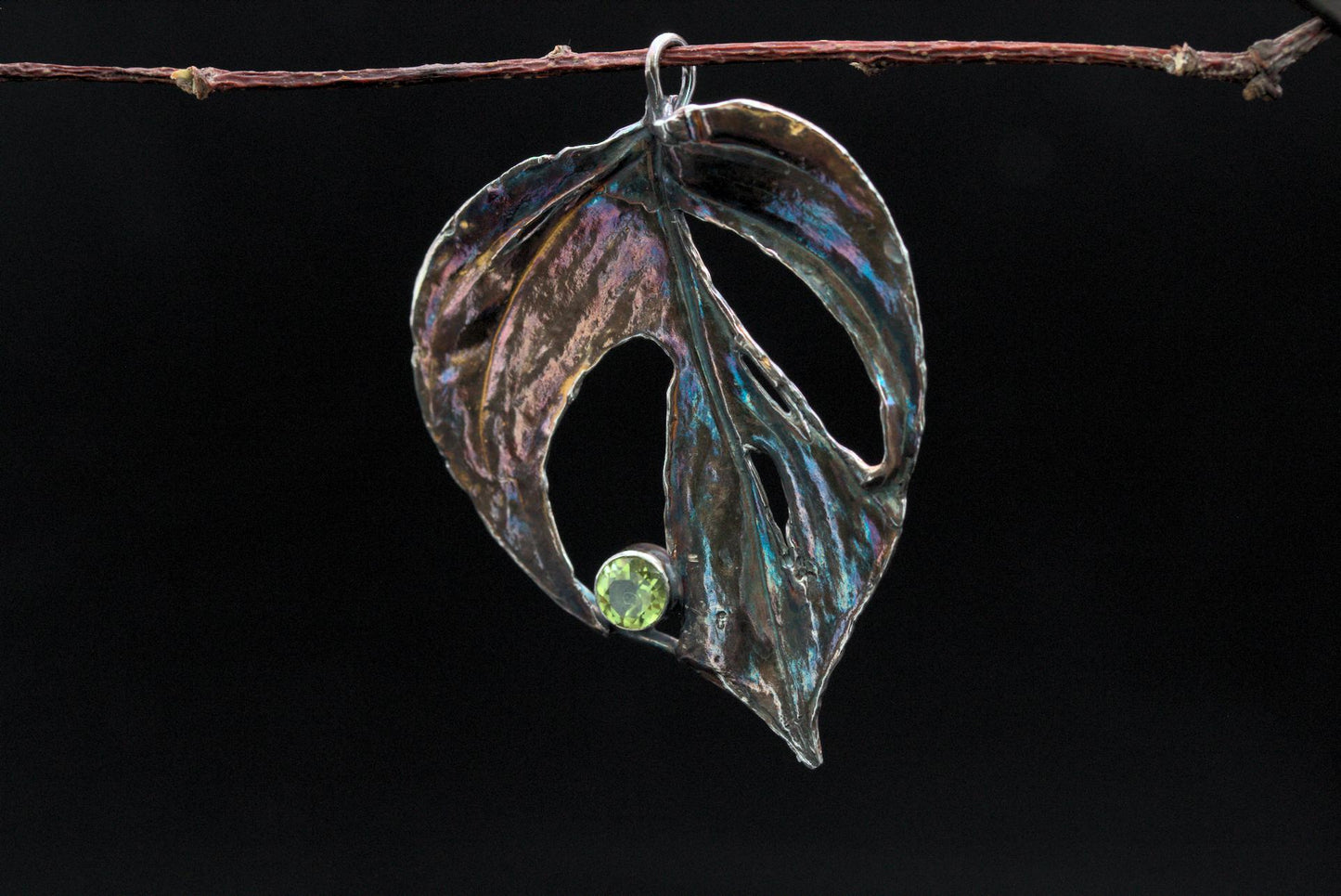 Leaf Pendant #21 - Monstera Adansonii