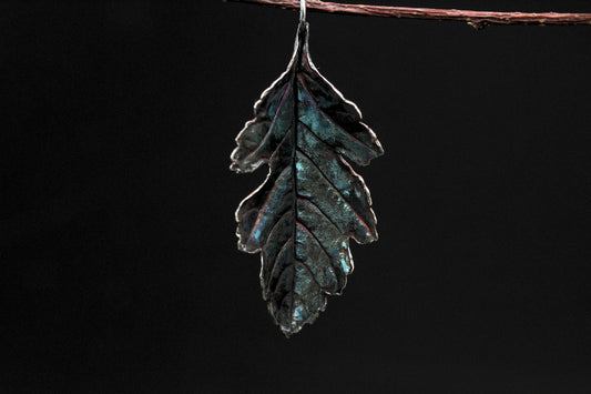 Leaf Pendant #23 - Hawthorn