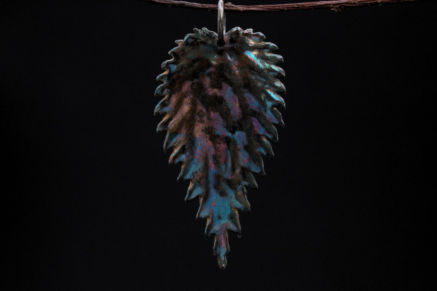 Leaf Pendant #29 - Nettle