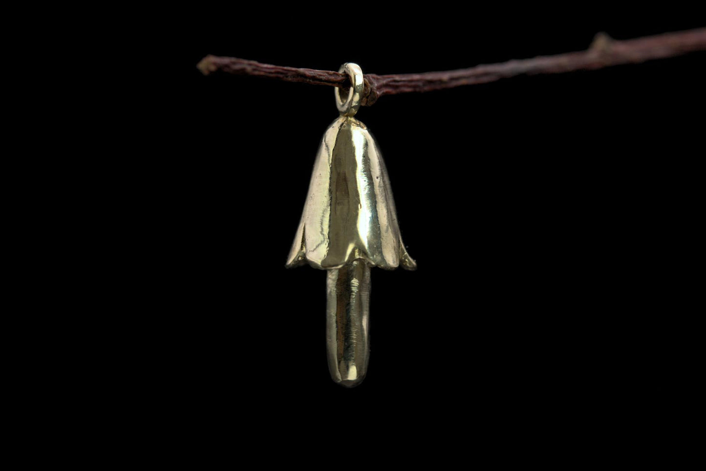 Blackening Waxcap Fungi Pendant