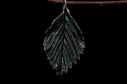 Leaf Pendant #32 - Meadowsweet