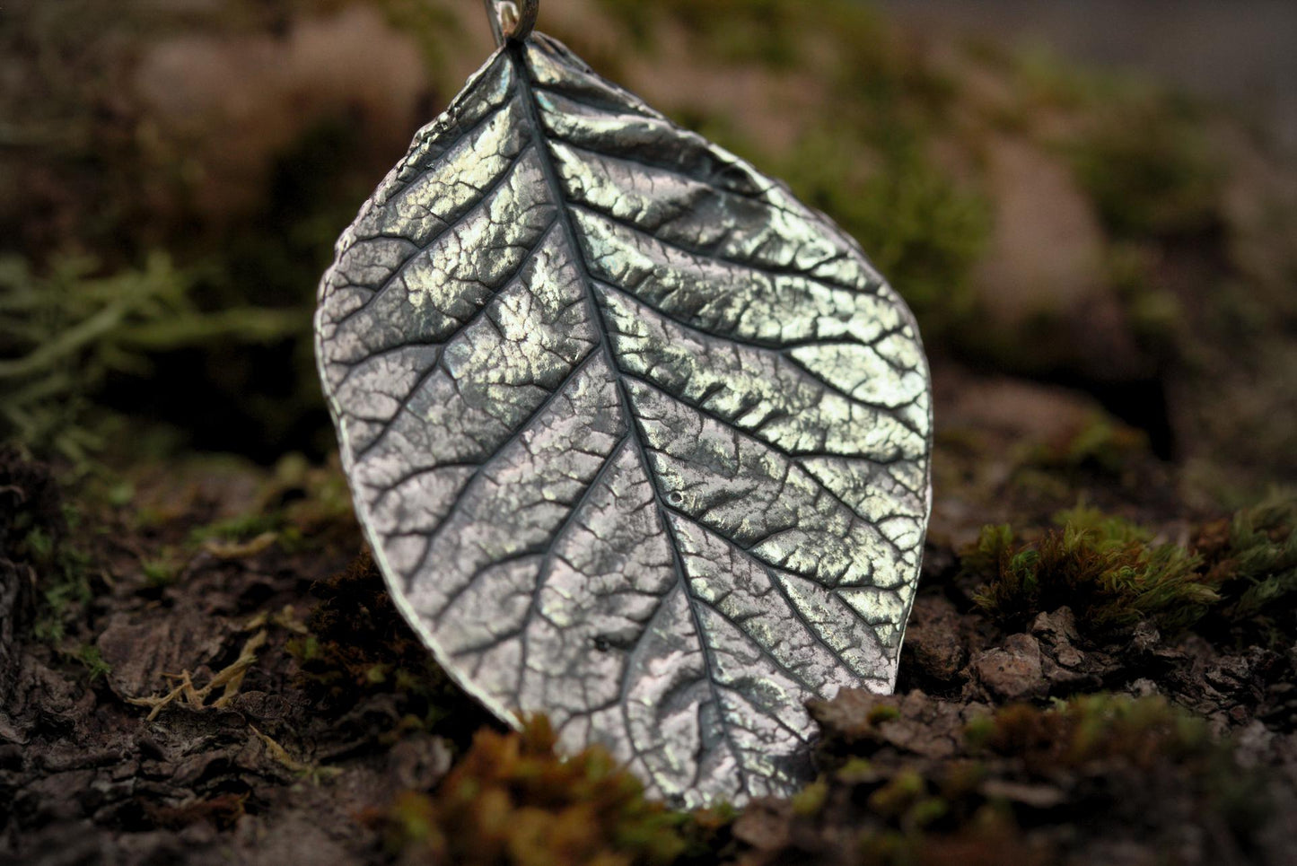Leaf Pendant #31 - Smoke Bush