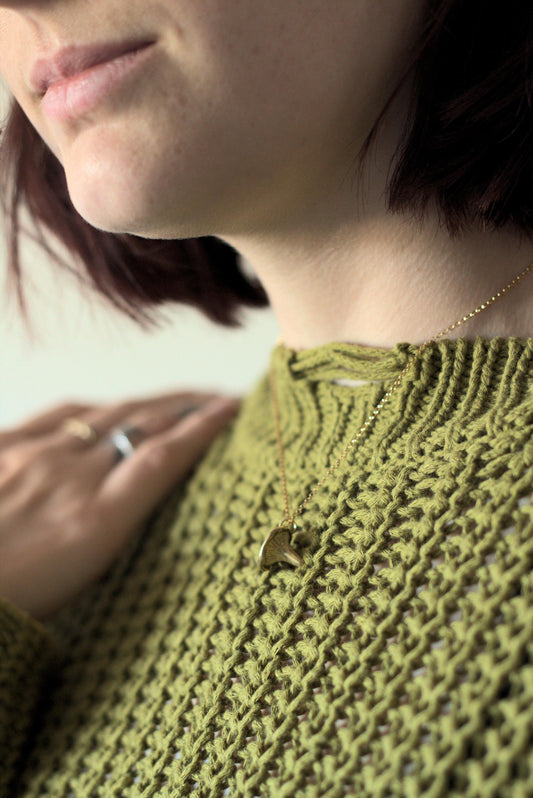 Chanterelle Fungi Pendant