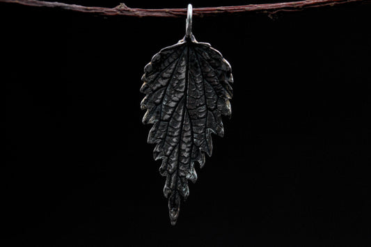 Leaf Pendant #34 - Mini Nettle