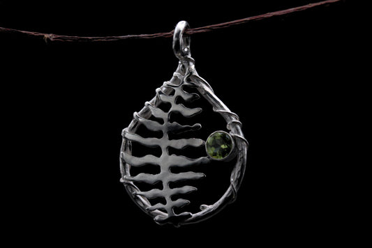 Fern & Peridot Pendant