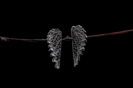 Leaf Earrings #7 - Tiny Nettle
