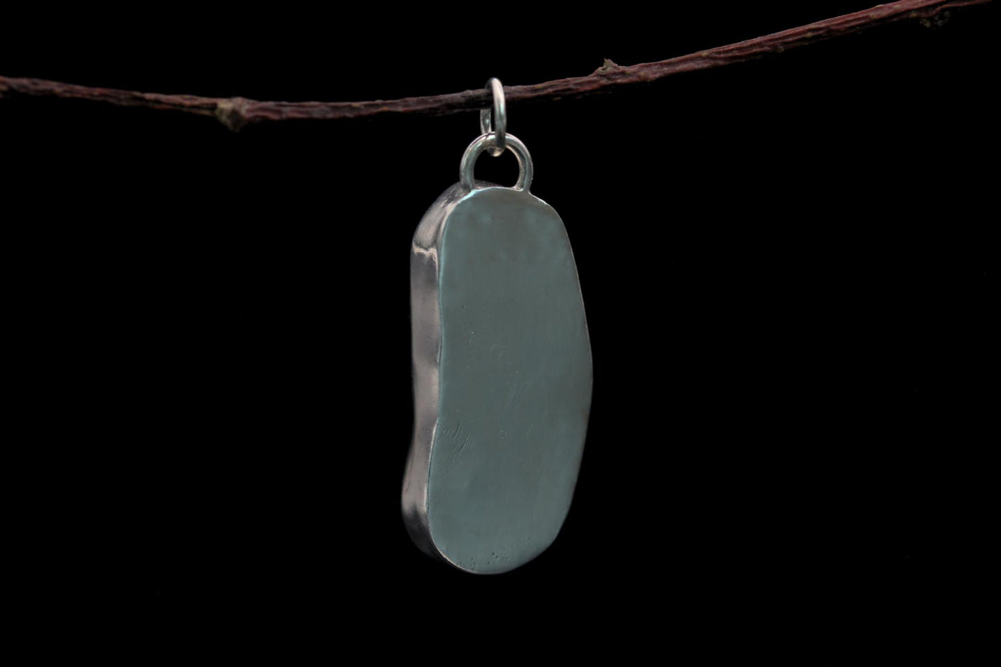 Sea Glass Pendant - Blue