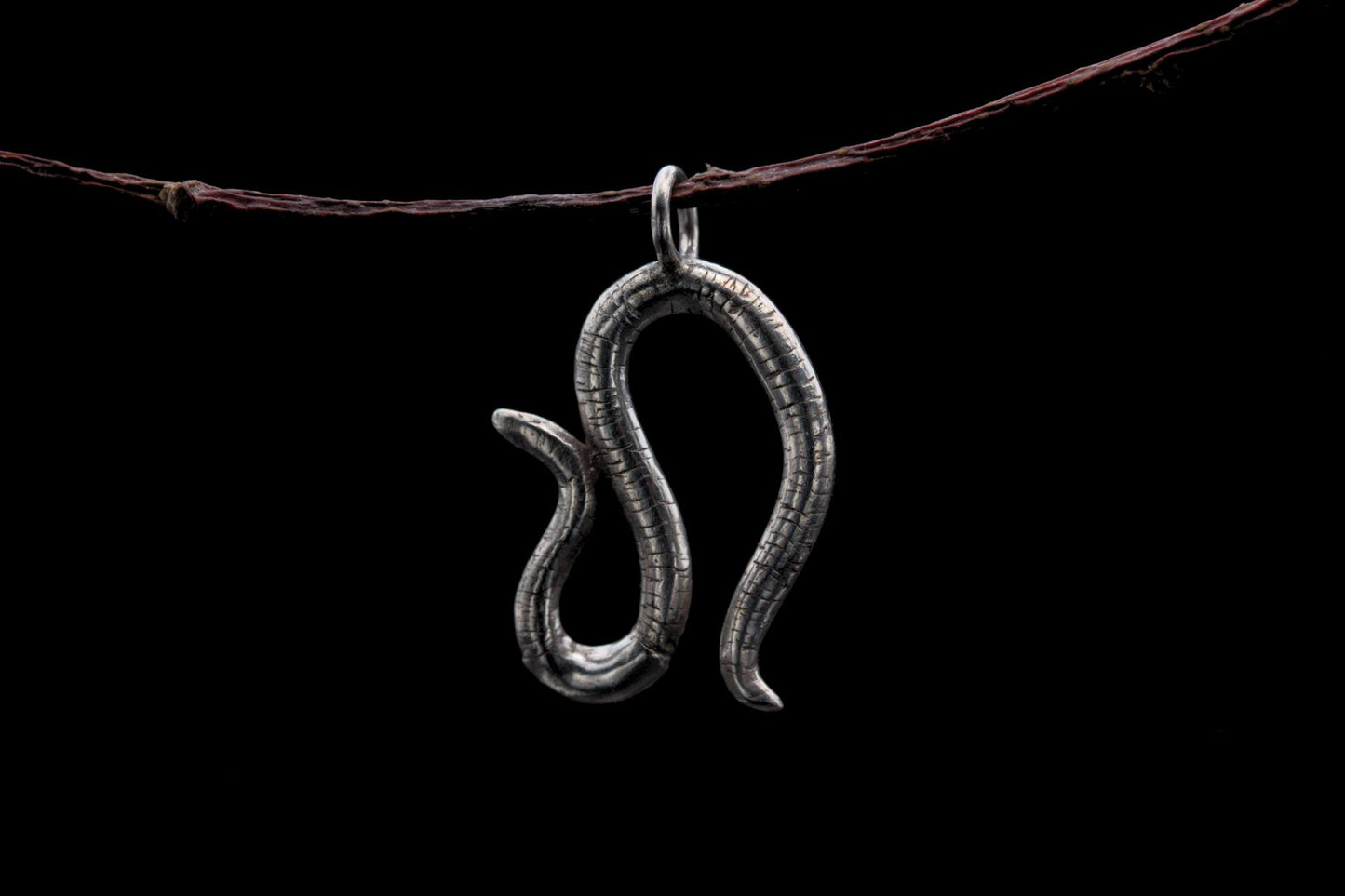 Curious Worm Pendant