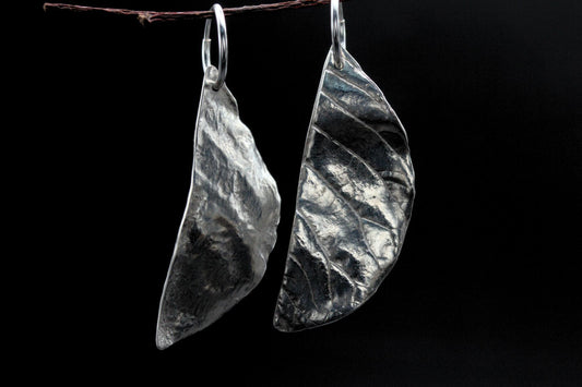 Leaf Earrings #9 - Smoke Bush