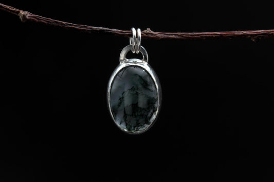 Moss Agate Pendant #1