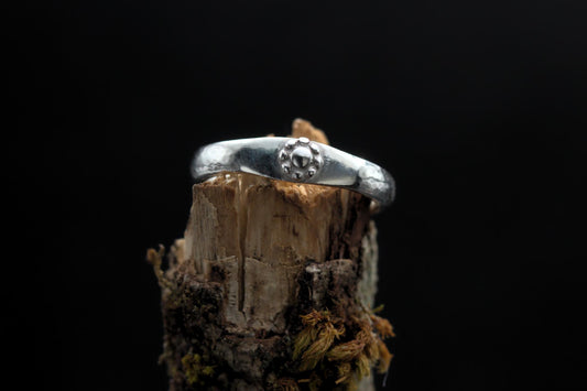 Signet Flower Ring - Size I½