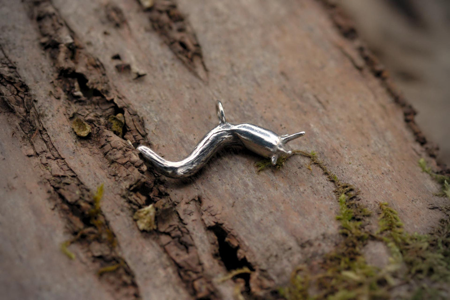 Curious Slug Pendant #5