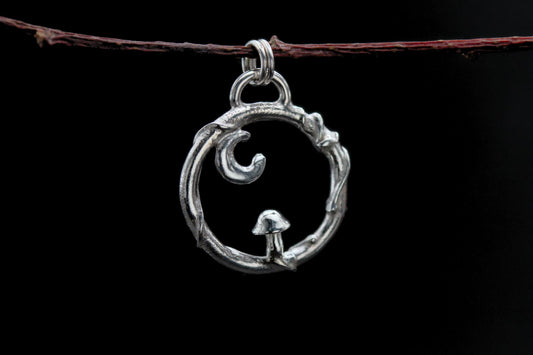 Fungi Pendant #37 - Beneath The Moon