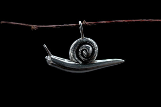 Curious Snail Pendant #2