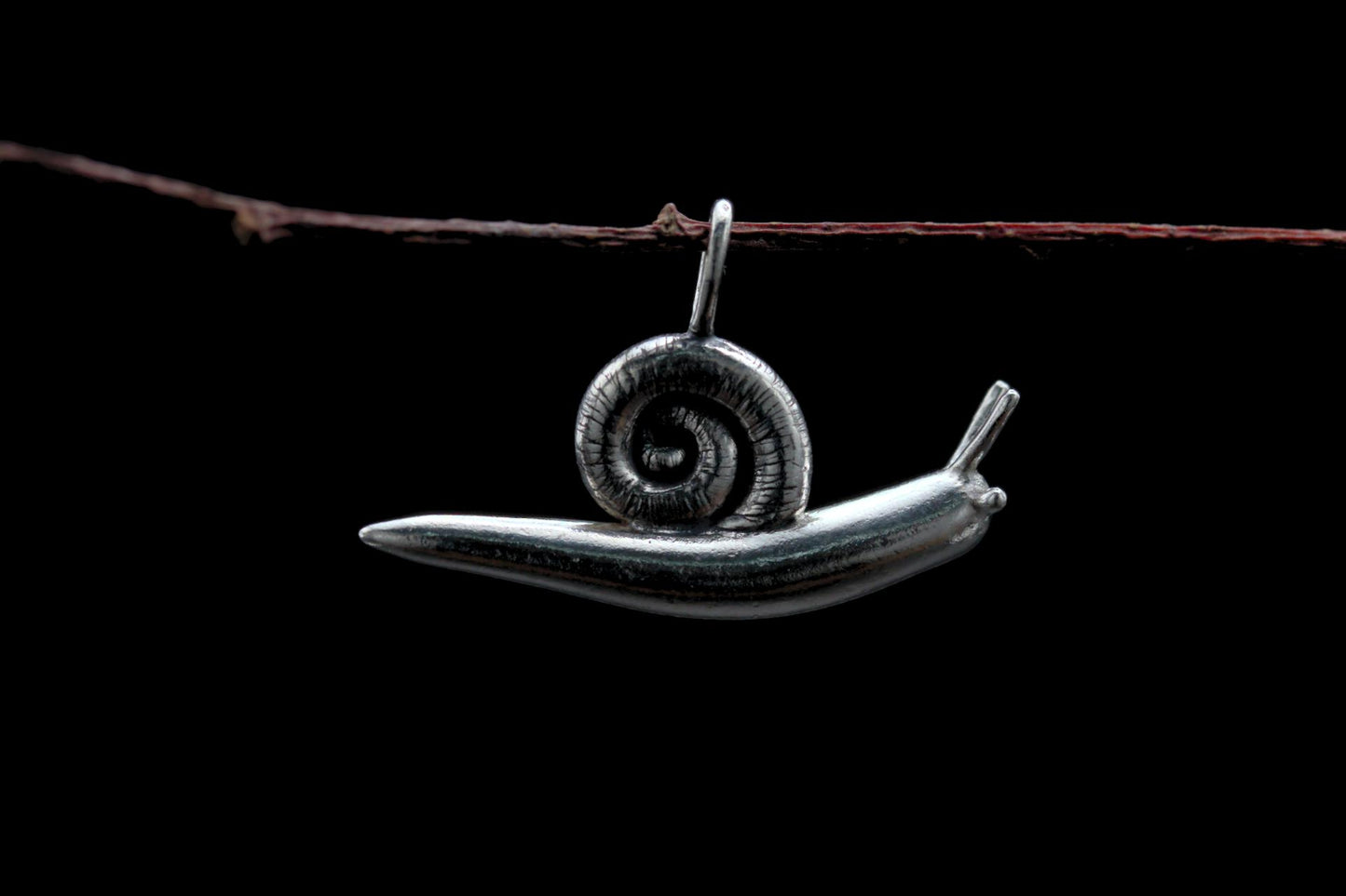 Curious Snail Pendant #2