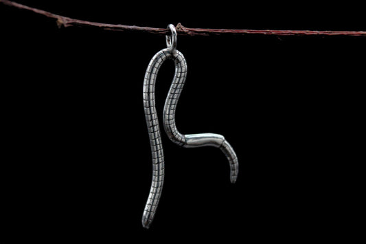 Curious Worm Pendant #3