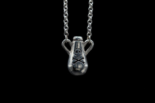 Spooky Poison Bottle Pendant