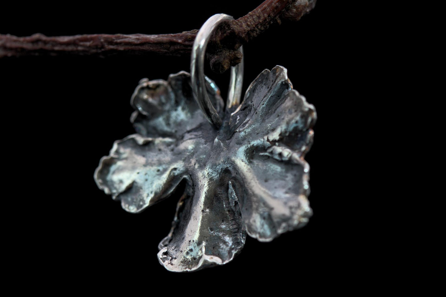 Leaf Pendant #3 - Crane's-bill