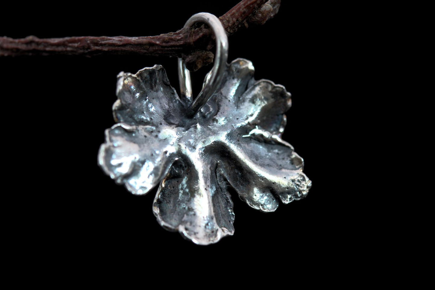 Leaf Pendant #3 - Crane's-bill