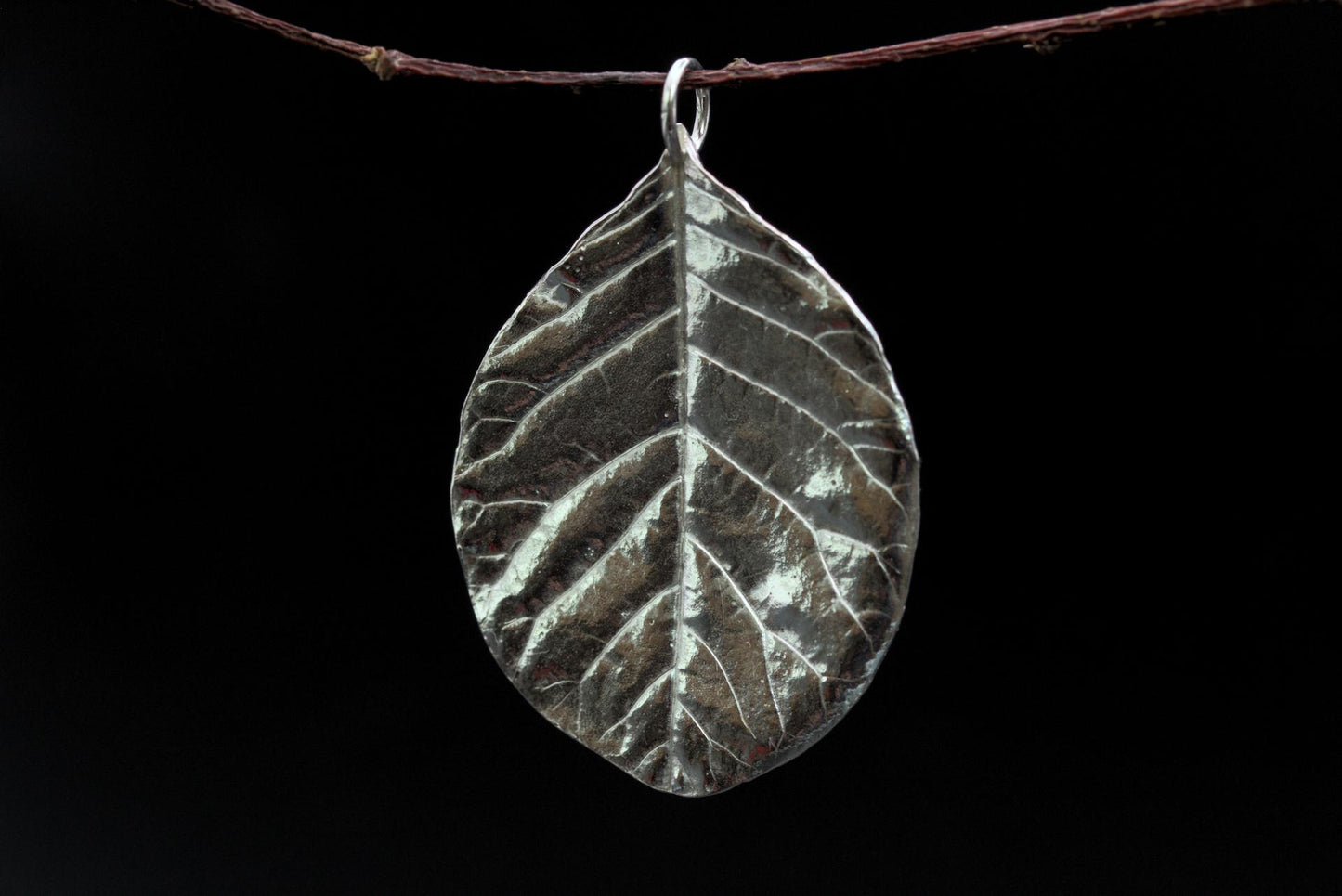 Leaf Pendant #30 - Smoke Bush
