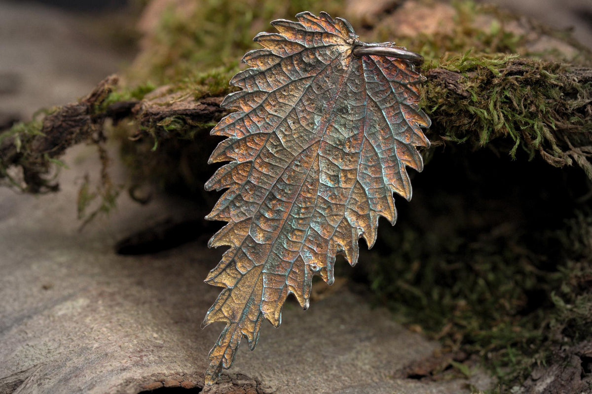 Leaf Pendant #29 - Nettle