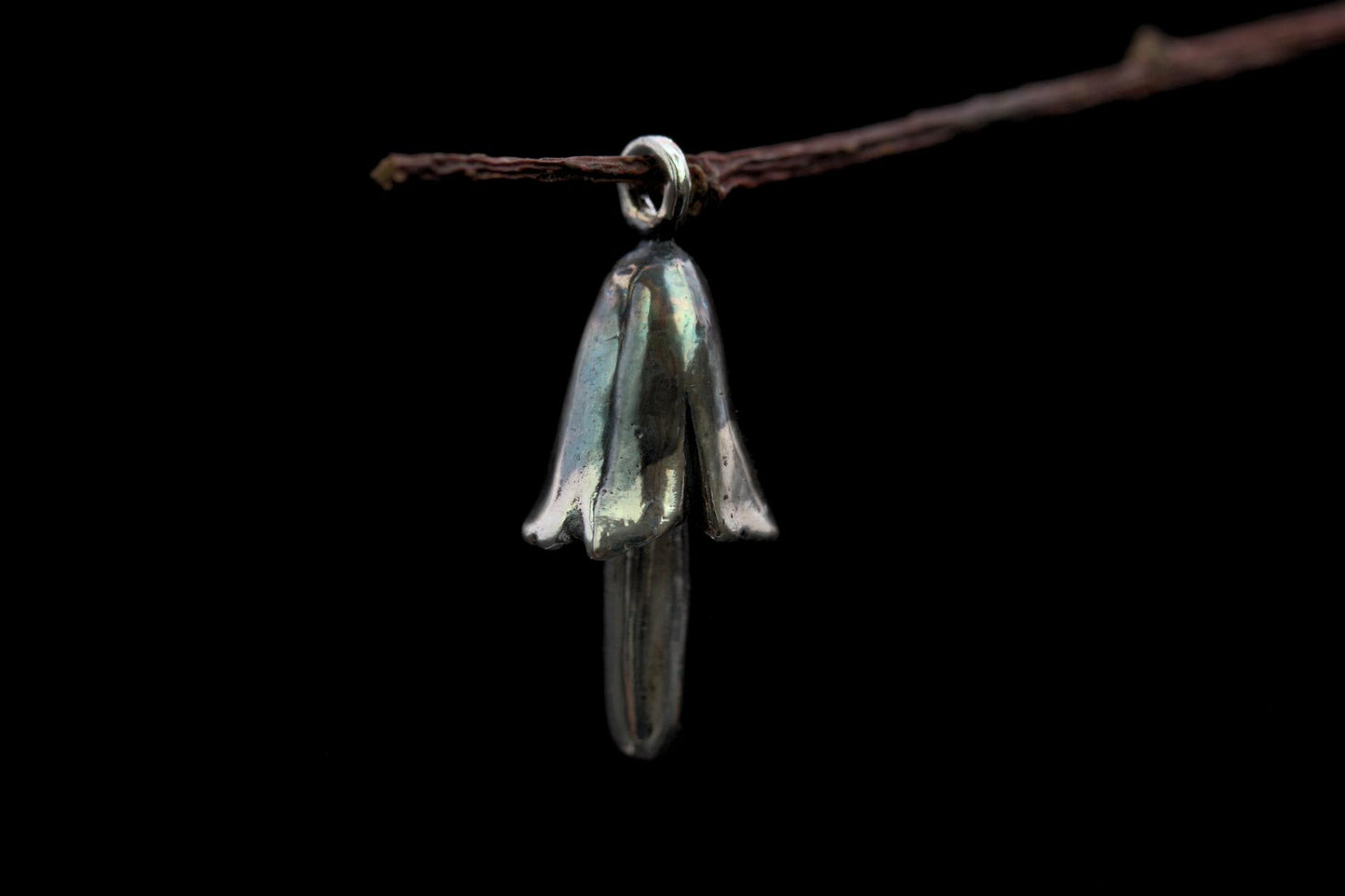 Blackening Waxcap Fungi Pendant