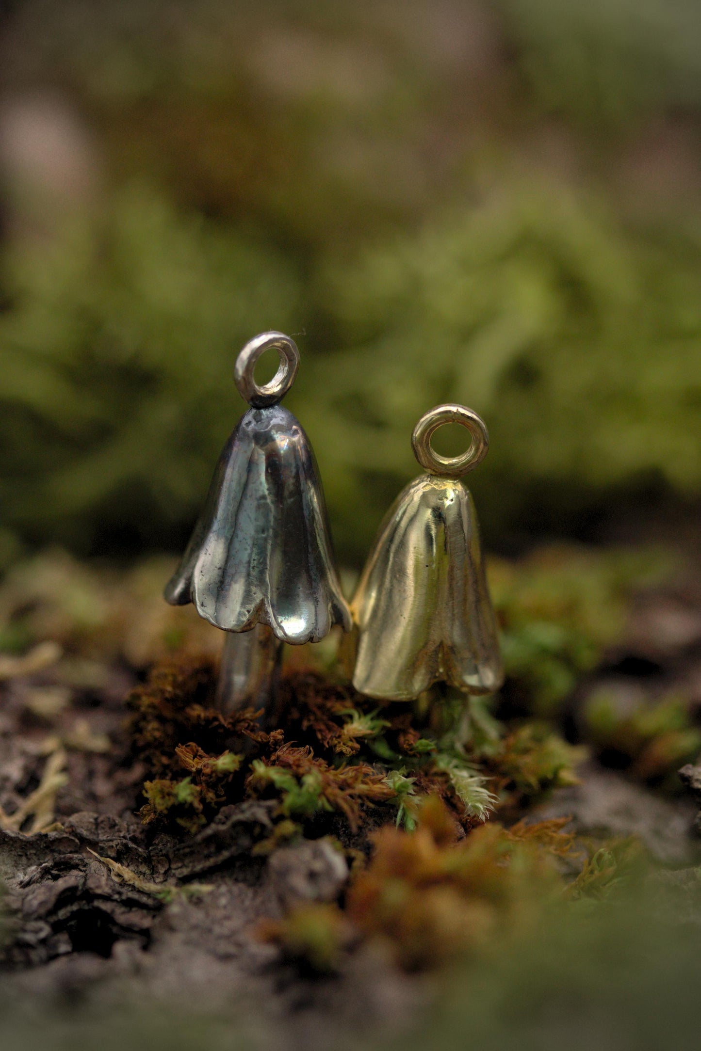 Blackening Waxcap Fungi Pendant