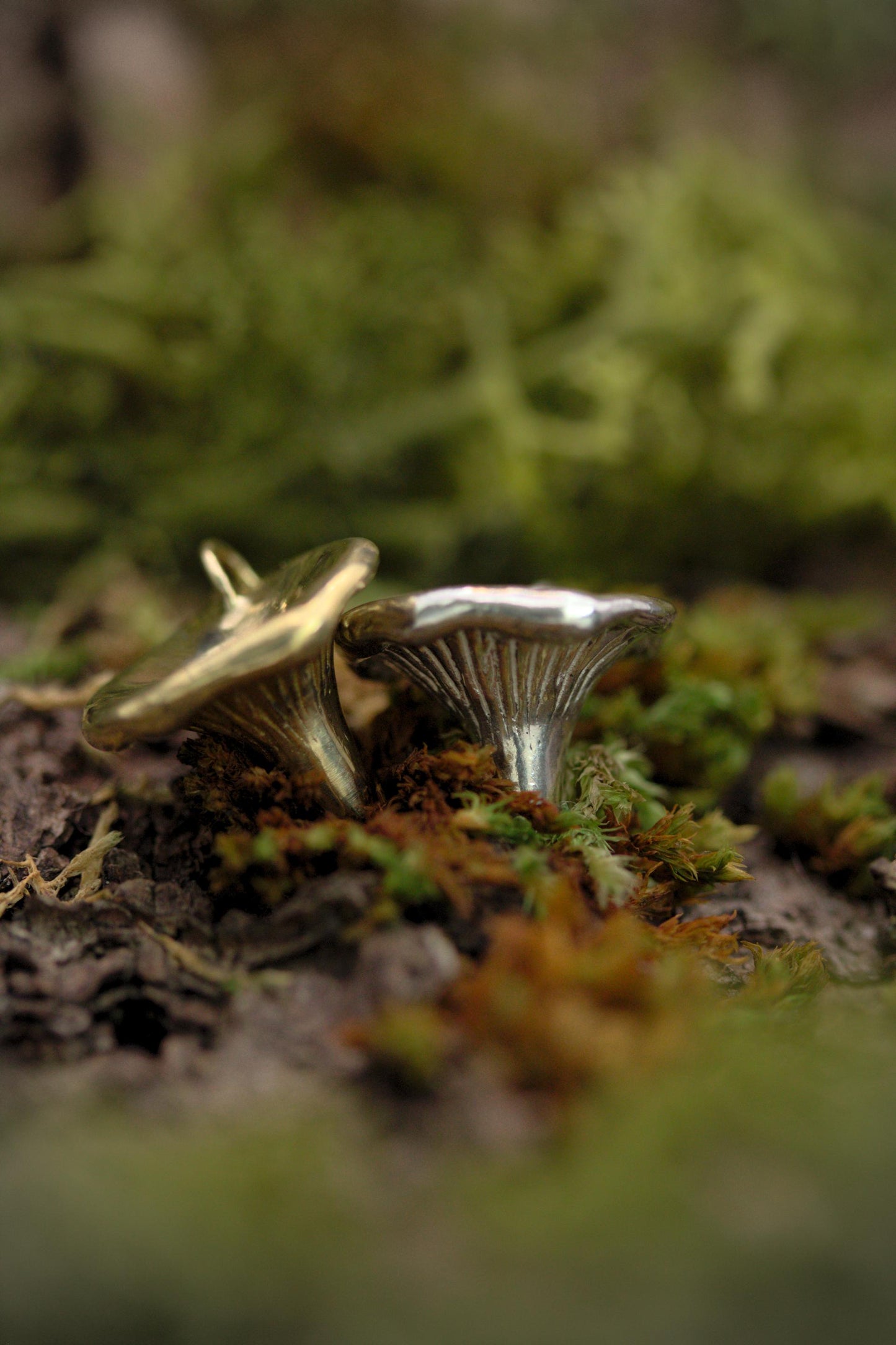 Chanterelle Fungi Pendant