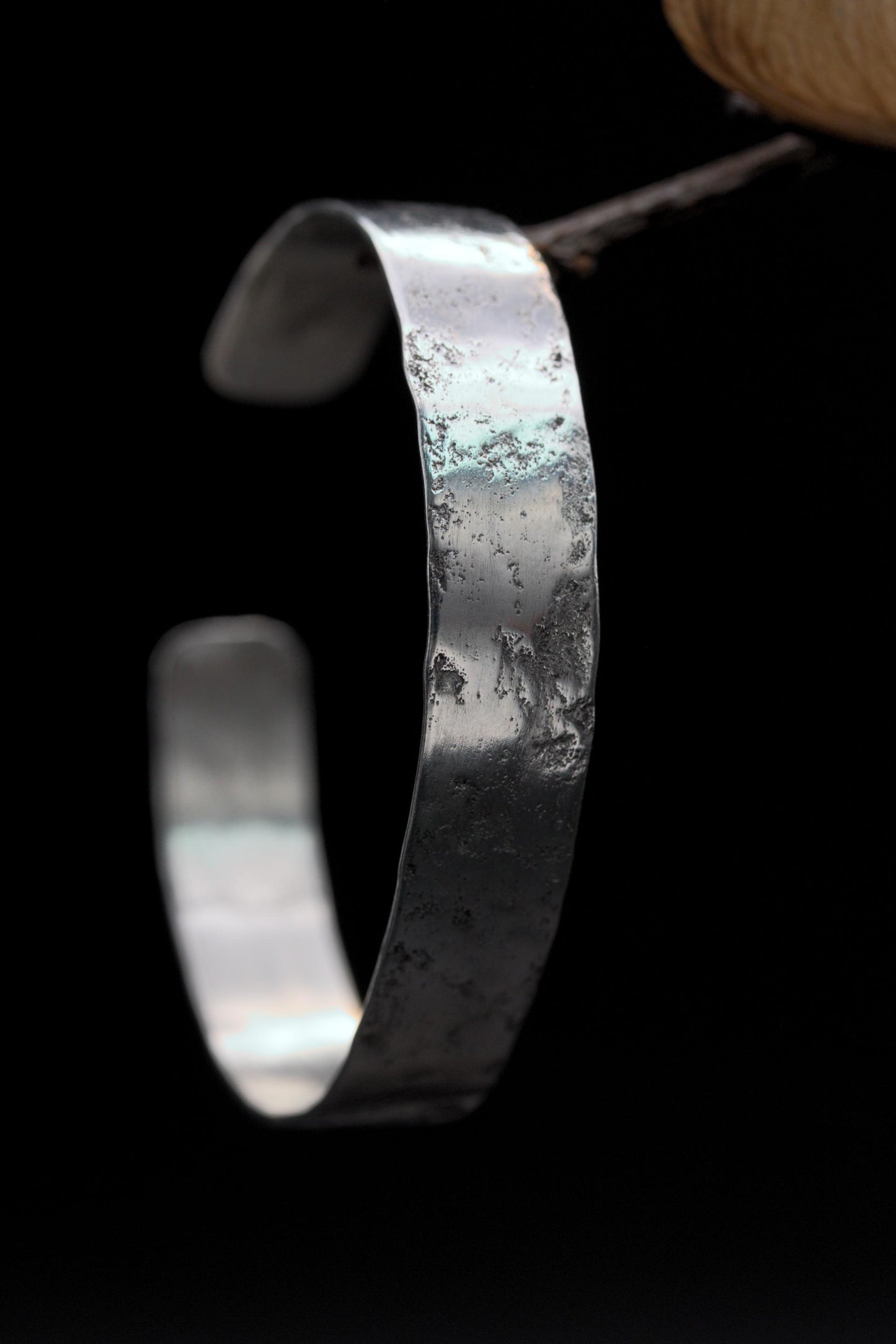 Weathered Stone Cuff Bangle