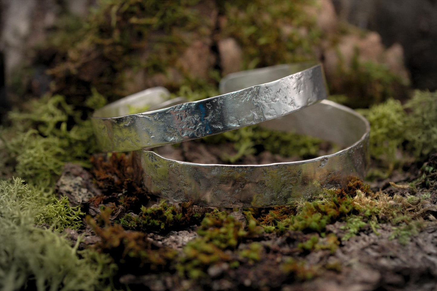 Weathered Stone Cuff Bangle
