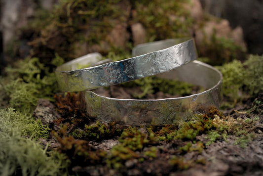 Weathered Stone Cuff Bangle