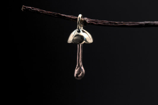 Gold Fungi Pendant #4