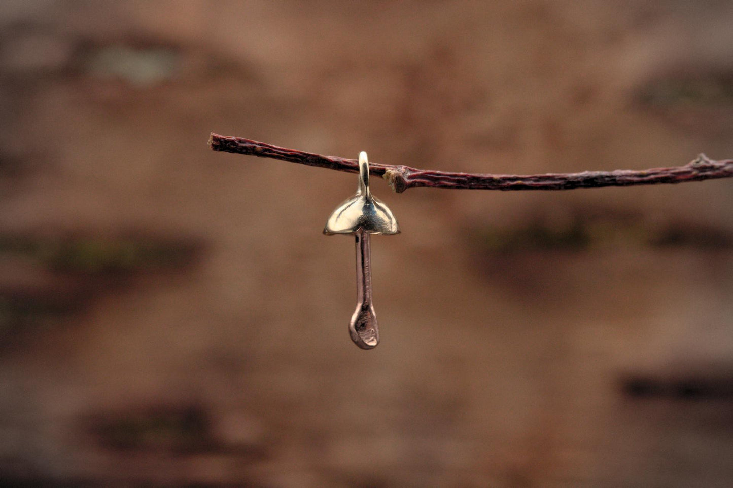 9ct Gold Fungi Pendant #4