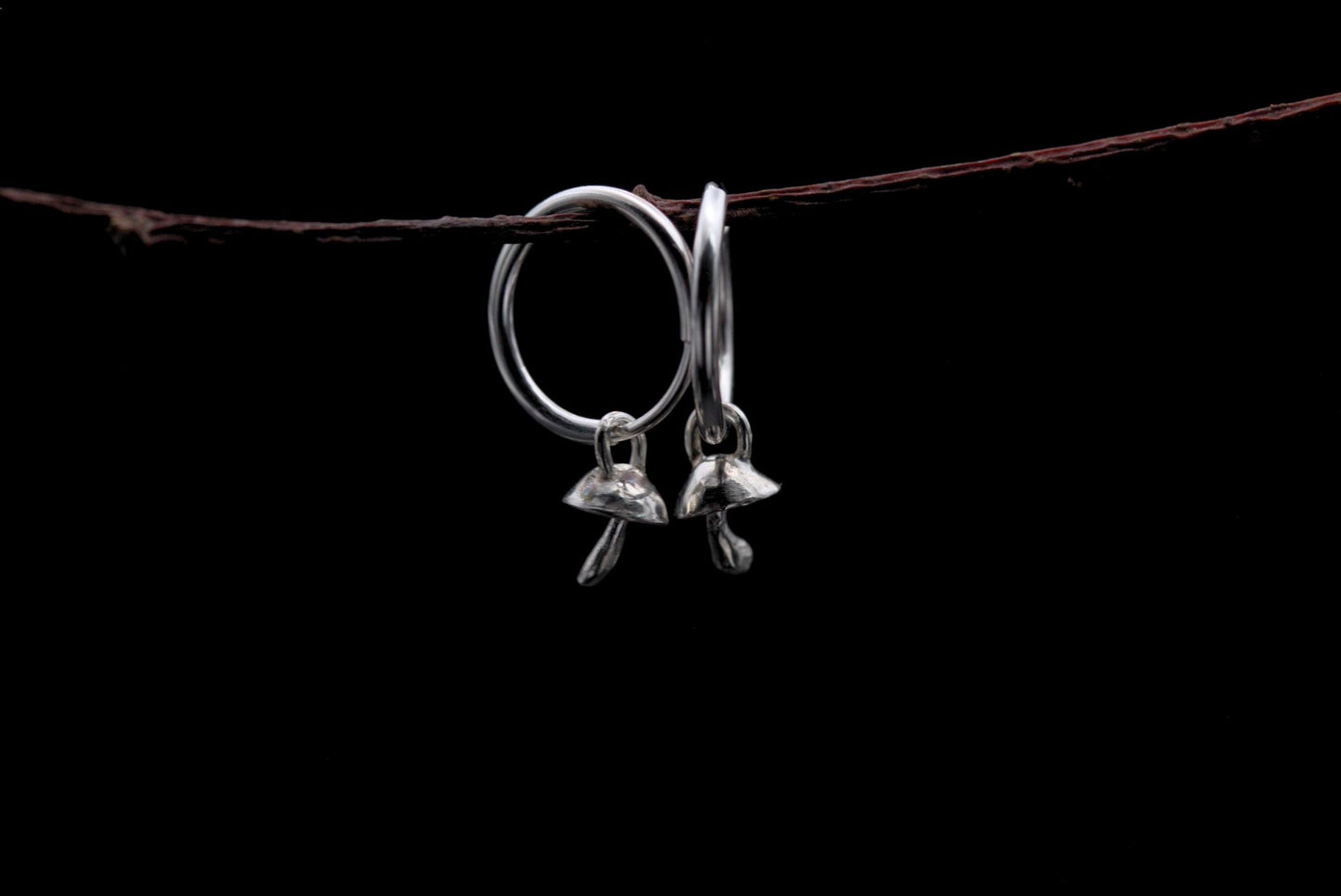 Tiny Fungi Earrings #28