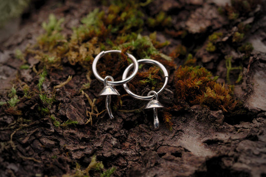 Tiny Fungi Earrings #17