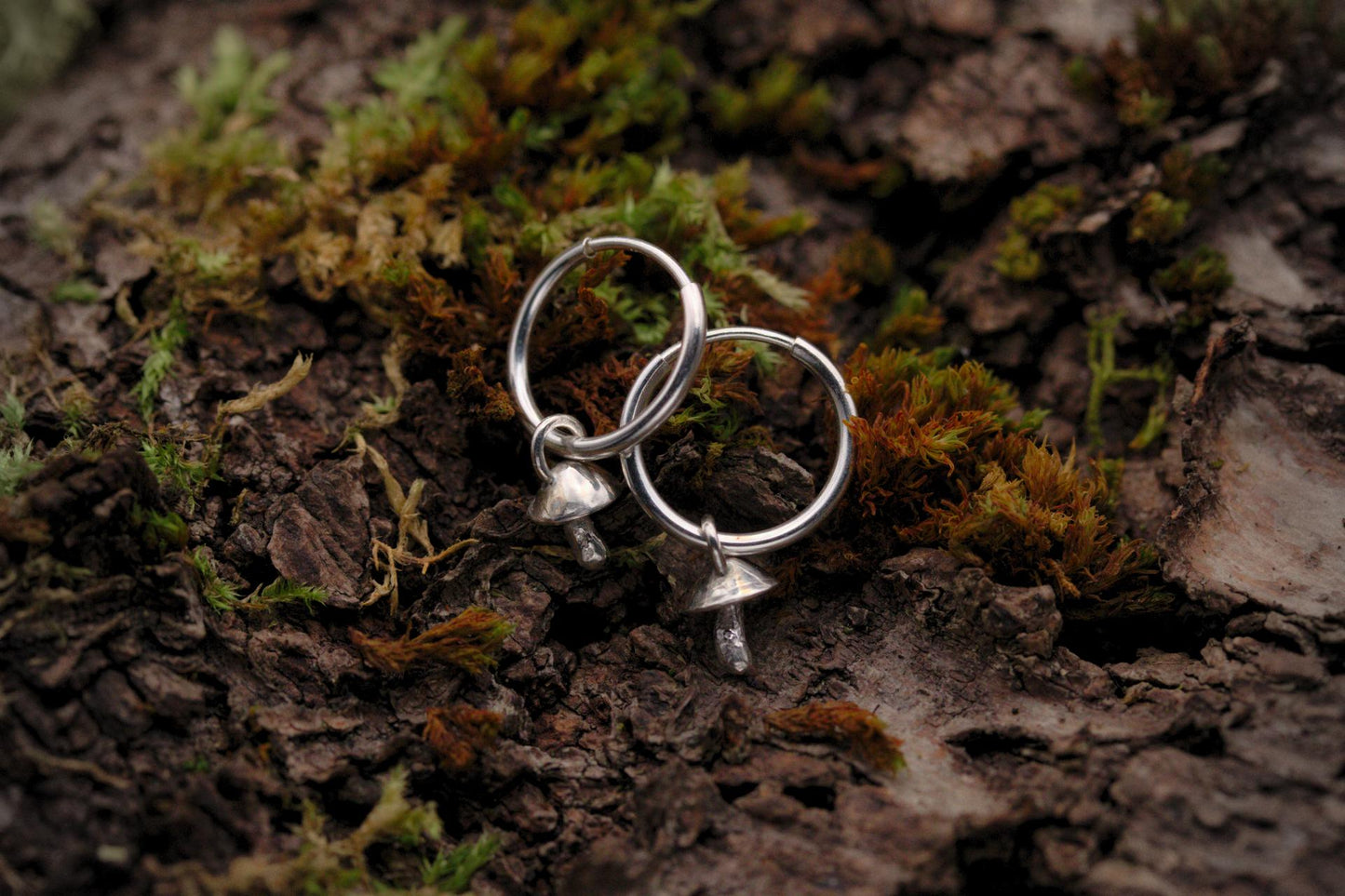 Tiny Fungi Earrings #21