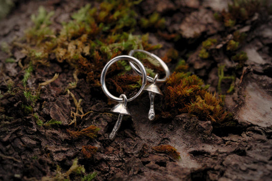 Tiny Fungi Earrings #22