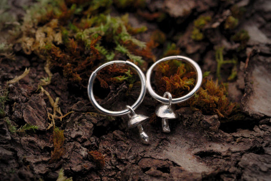 Tiny Fungi Earrings #24