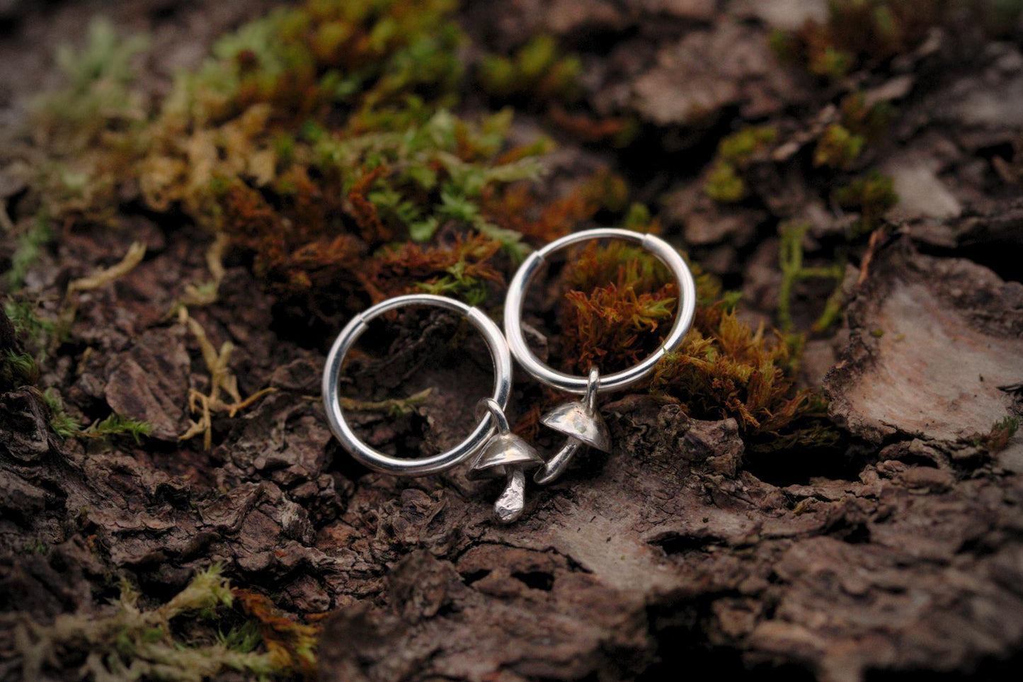 Tiny Fungi Earrings #28