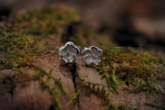 Tiny Flower Stud Earrings