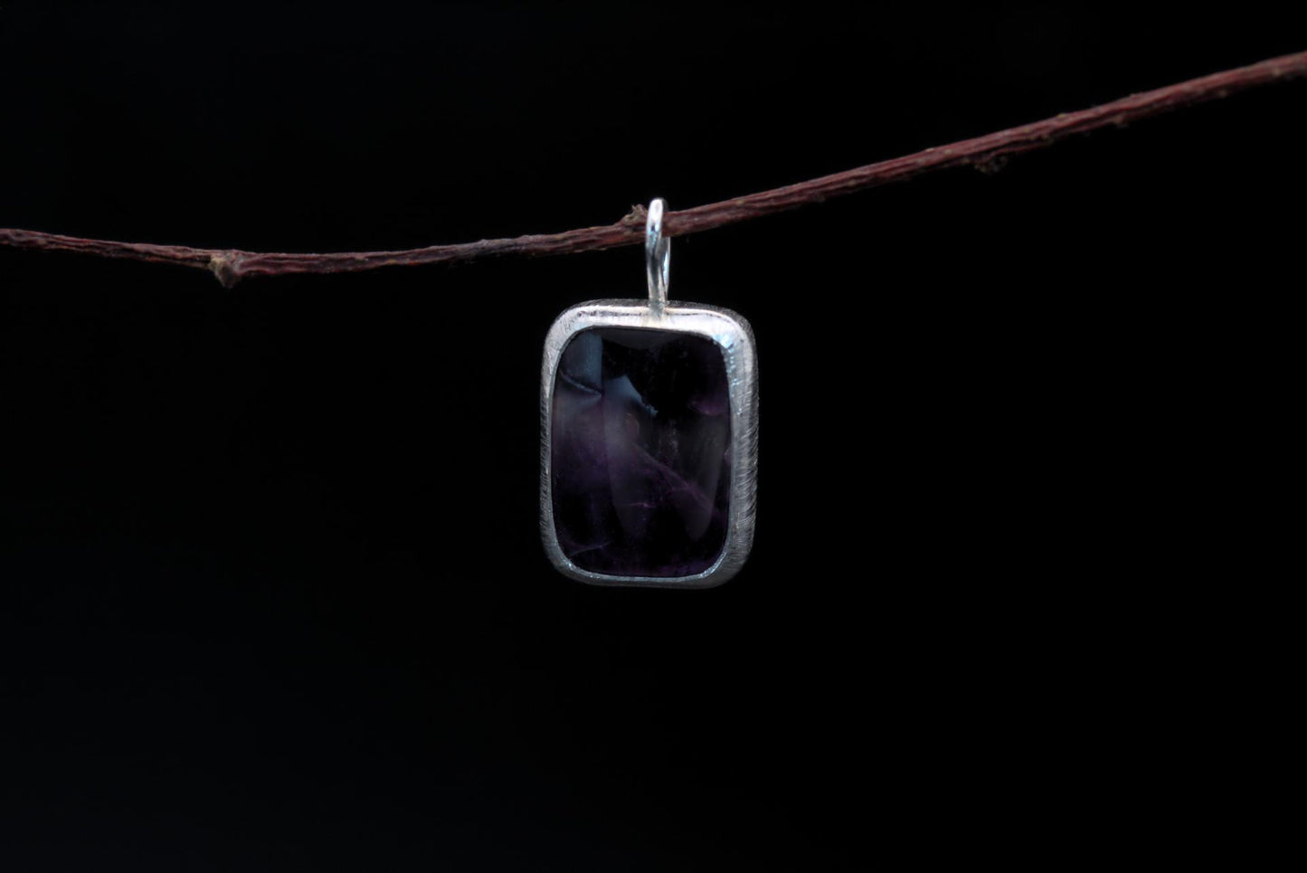 Fluorite Flower Pendant