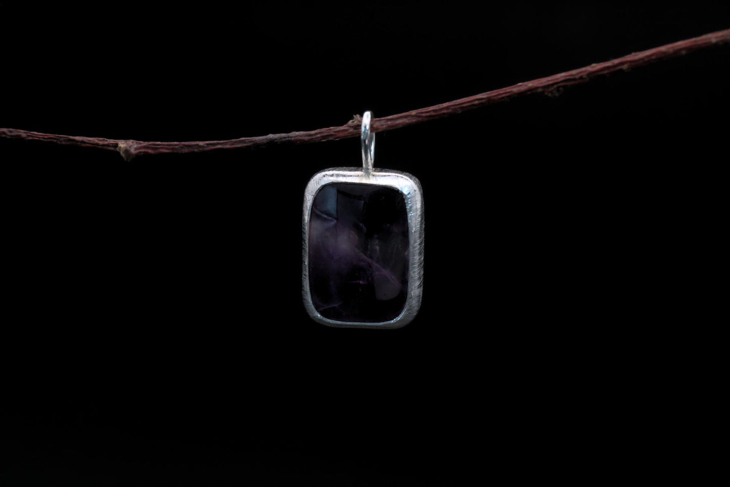 Fluorite Flower Pendant