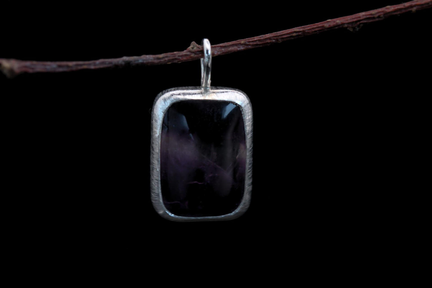 Fluorite Flower Pendant