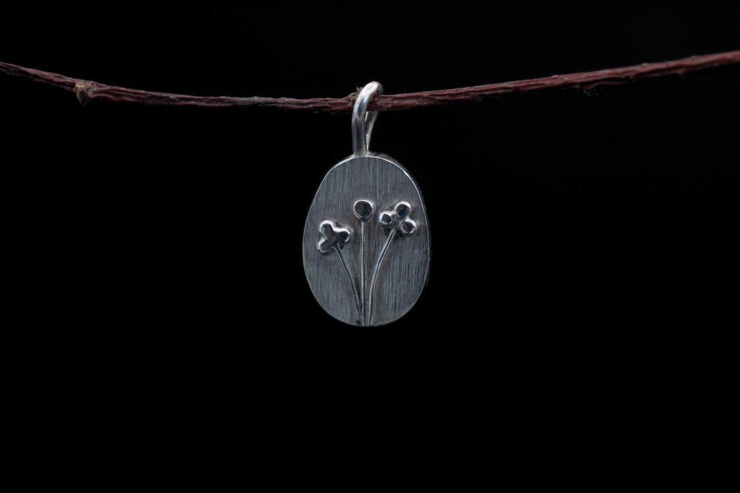 Labradorite Flower Pendant