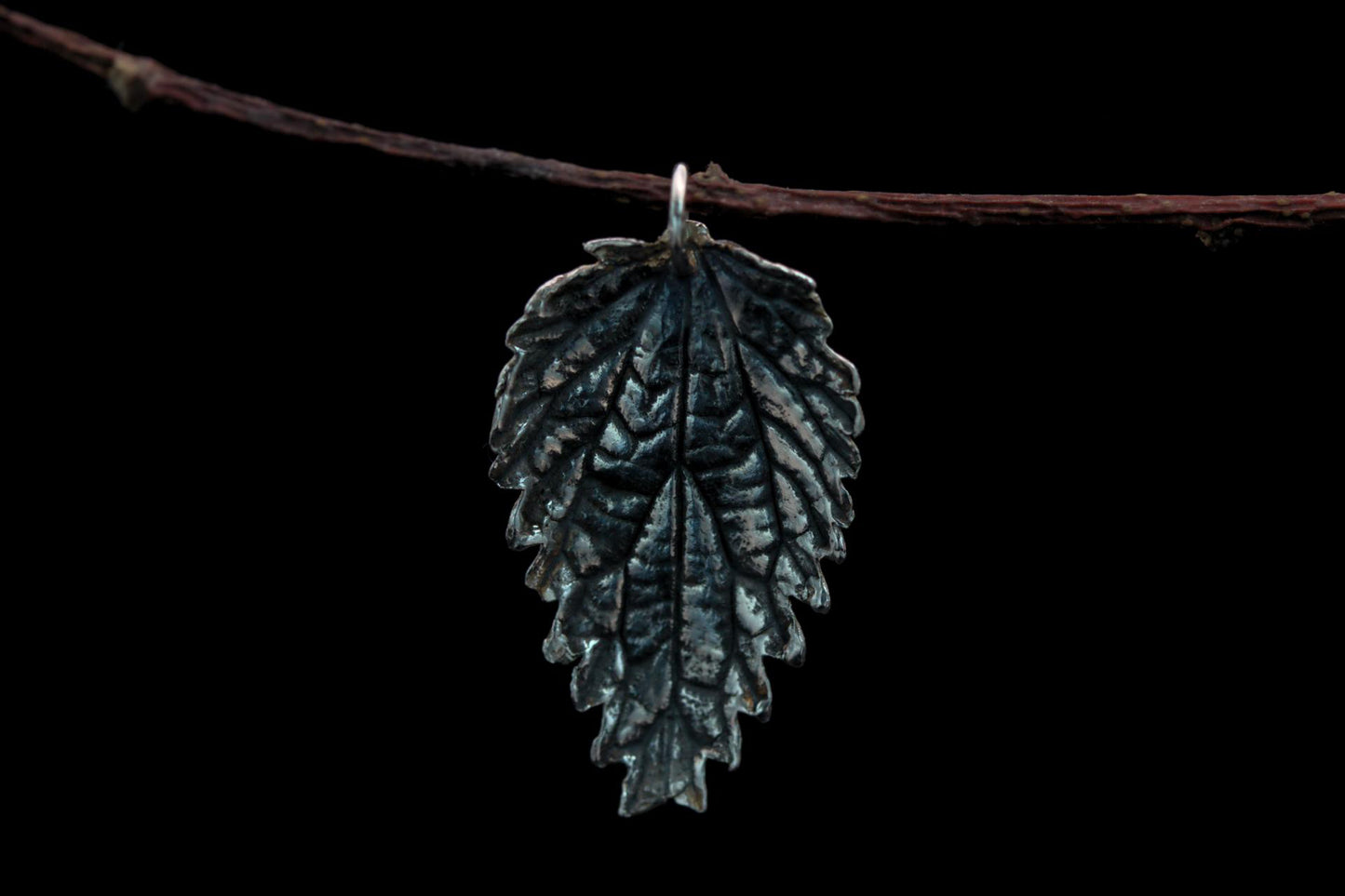Leaf Pendant #38 - Mini Nettle