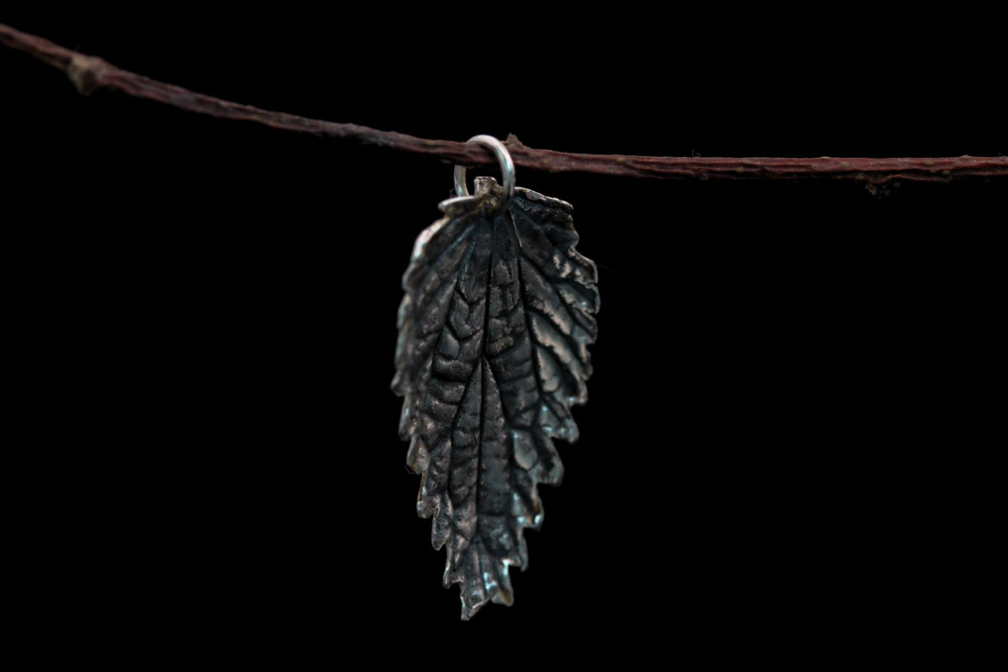 Leaf Pendant #38 - Mini Nettle