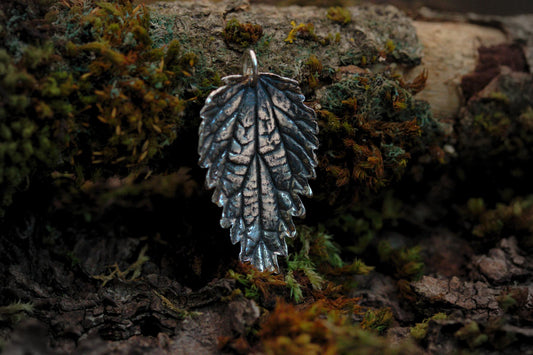 Leaf Pendant #38 - Mini Nettle