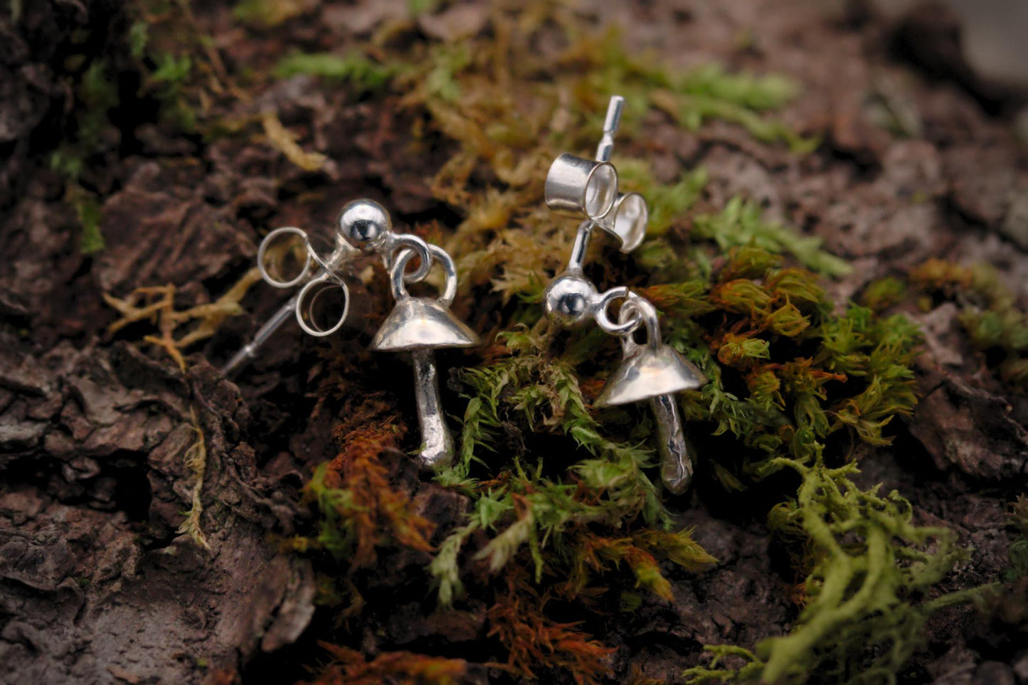 Tiny Fungi Earrings #34