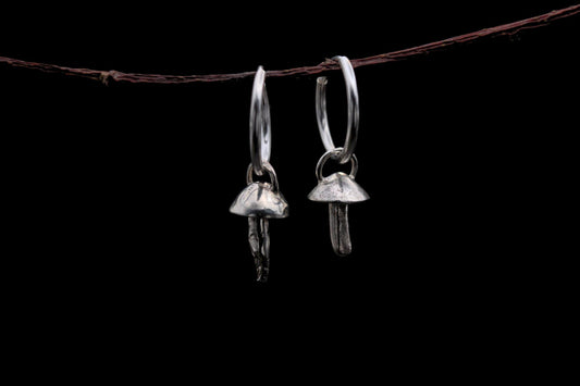 Tiny Fungi Earrings #38