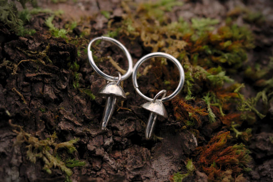 Tiny Fungi Earrings #38